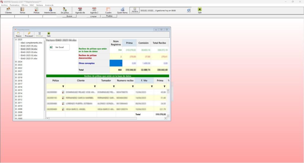 CRM screenshot