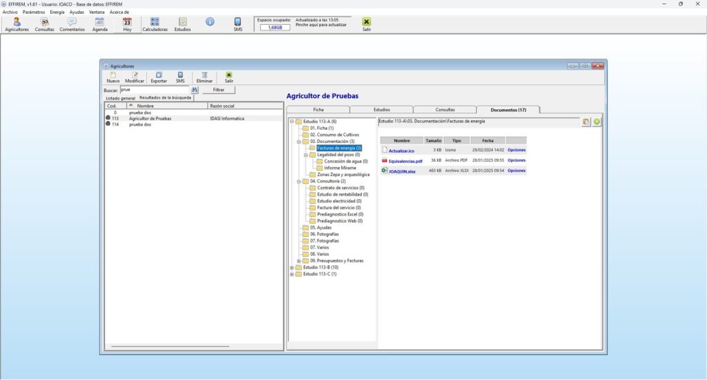 CRM screenshot